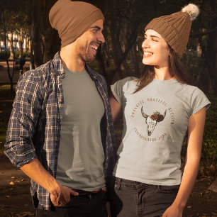 T-shirt En Tri-matière Remerciements Heureux Béni Western Friendsgiving