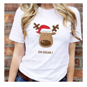 T-shirt En Tri-matière Renne drôle “Oh mon dieu !” pour un cadeau de Frie