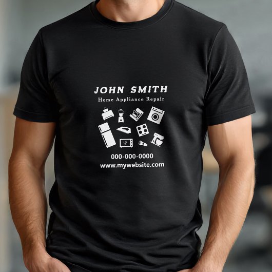 T-shirt En Tri-matière Réparation de l'appareil domestique