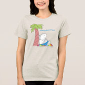 T-shirt En Tri-matière REPOS PLAGE FACE ventre bouton hippo Boynton (Recto)