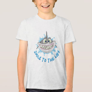T-shirt En Tri-matière Requin souriant dans le style de dessin animé - So