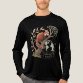 T-shirt En Tri-matière Réseau Panda rouge noir (Recto)