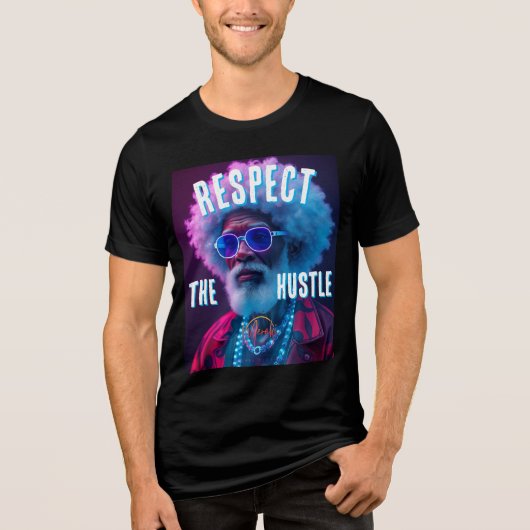 T-shirt En Tri-matière respect the hustle (Recto)