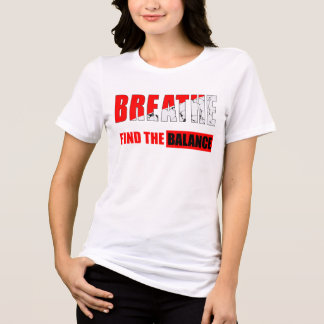 T-shirt En Tri-matière Respira y encuentra el equilibrio Camiseta
