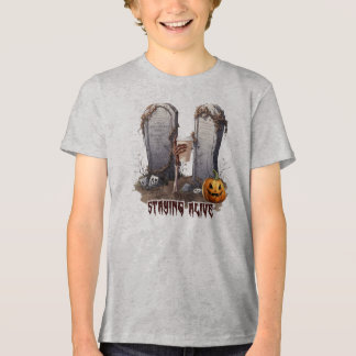 T-shirt En Tri-matière Rester vivant Halloween
