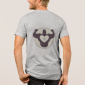 T-shirt En Tri-matière Restez fort Silhouette Tee (Verso)