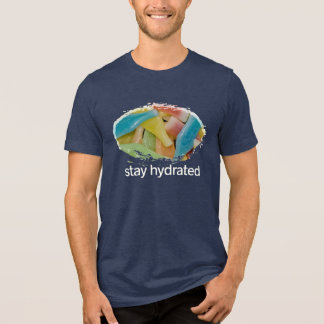 T-shirt En Tri-matière Restez Hydratés avec des Bouteilles de Sirop de Ci