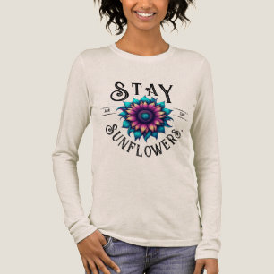 T-shirt En Tri-matière Restez pour les Tournesols