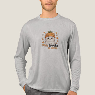 T-shirt En Tri-matière Restez Spooky & Mignon Chapeau de Citrouille d'Hal