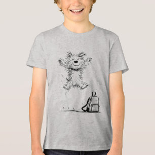 T-shirt En Tri-matière Retour à l'école et Dernière journée de la joie -