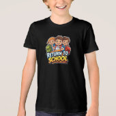 T-shirt En Tri-matière Retour à l'école Vibes T-Shirt - Premier jour prêt (Recto)