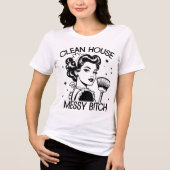 T-shirt En Tri-matière Retro 1950 Glam Girl Drôle Citation sarcastique (Recto)