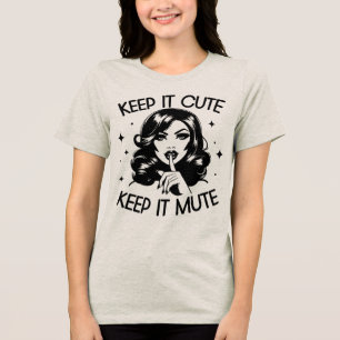 T-shirt En Tri-matière Retro 1950 Glam Girl Drôle Citation sarcastique