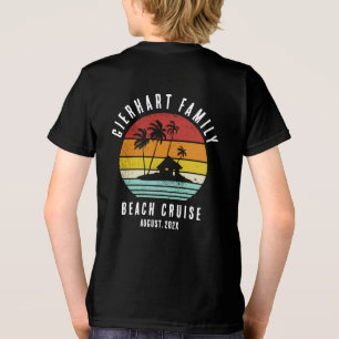 T-shirt En Tri-matière Retro Beach Cruise Family Correspondance personnal