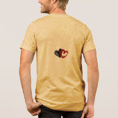 T-shirt En Tri-matière Rétro Bigfoot Sasquatch Disk Golf (Verso)