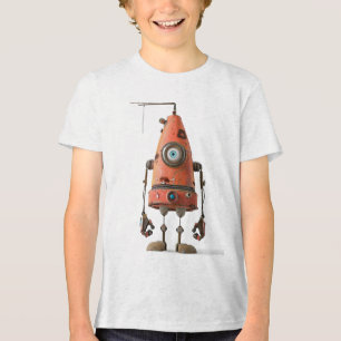 T-shirt En Tri-matière Retro Bot One Eye — Rusty Orange Droid