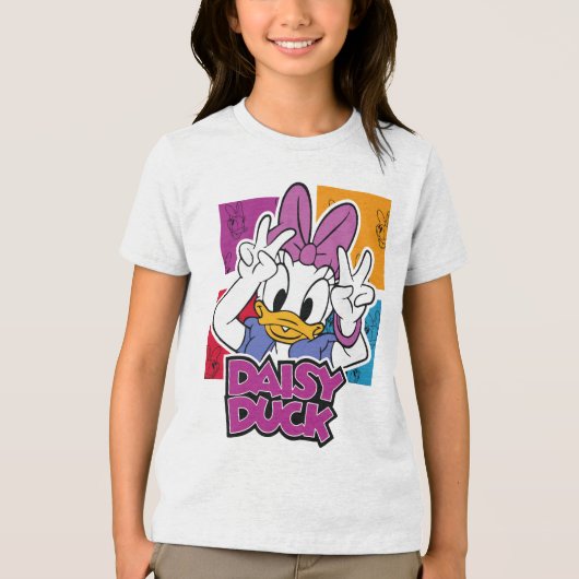 T-shirt En Tri-matière Retro Cartoon Duck – Playful & Nostalgic Design (Recto)