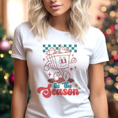 T-shirt En Tri-matière Retro C'est La Saison De Noël