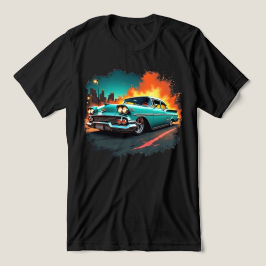 T-shirt En Tri-matière Retro Chevy (Design Recto)