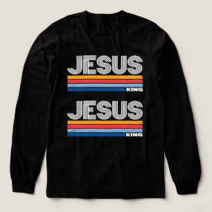 T-shirt En Tri-matière Rétro Jésus roi chrétien
