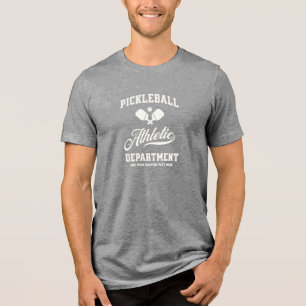 T-shirt En Tri-matière Retro Pickleball Athleball Département sur mesure