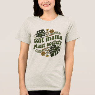 T-shirt En Tri-matière Rétro Soft Mama Plant Society SVG - Groovy Botanic