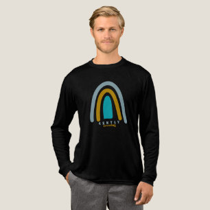 T-shirt En Tri-matière Retro Sun Mental Health Quote