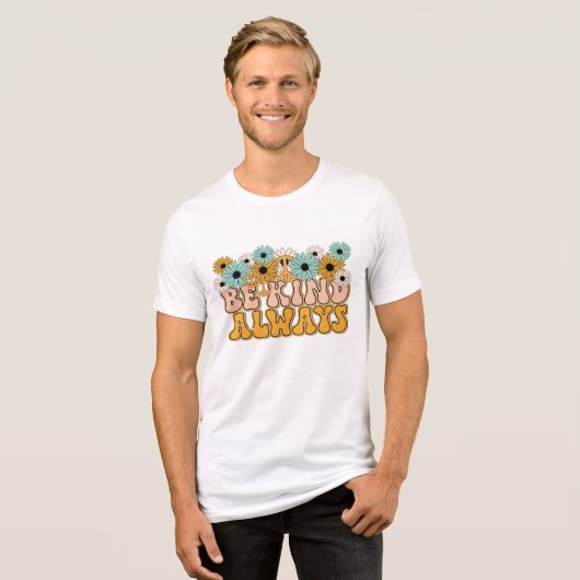 T-shirt En Tri-matière Retro Super Soyez toujours gentil (Recto plein)