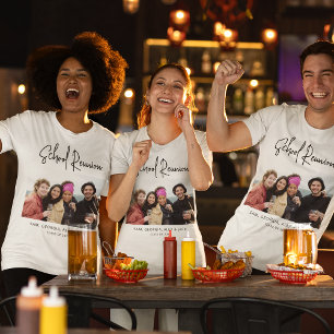 T-shirt En Tri-matière Réunion moderne de lycée avec photos personnalisée