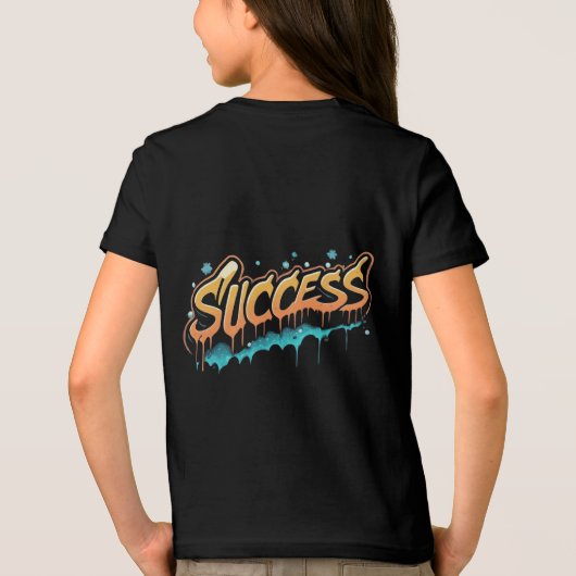 T-shirt En Tri-matière Réussite Conçu Bella+Canvas Jeune Tri-Mélange (Verso)