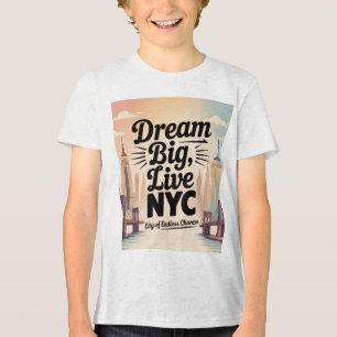 T-shirt En Tri-matière Rêve grand, vis NYC