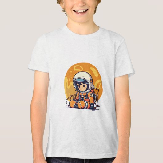 T-shirt En Tri-matière Rêvez grand, petit astronaute (Recto)