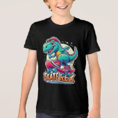 T-shirt En Tri-matière Rex - Chemise Cool Dinosaur Tri-Blend (Recto)