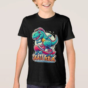 T-shirt En Tri-matière Rex - Chemise Cool Dinosaur Tri-Blend