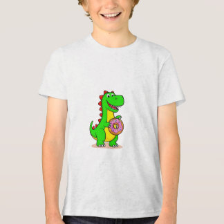 T-shirt En Tri-matière Rex Donut-Saurus - Dinosaure mou avec T-Shir Donut