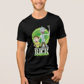 T-shirt En Tri-matière RICK ET MORTY™ | Éclat vert (Recto)