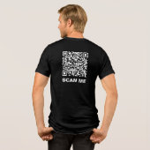 T-shirt En Tri-matière Rick Roll Code QR (Verso intégral)