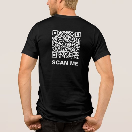 T-shirt En Tri-matière Rick Roll Code QR (Verso)