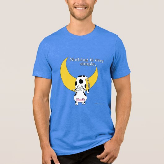 T-shirt En Tri-matière RIEN N'EST JAMAIS SIMPLE par Sandra Boynton (Recto)