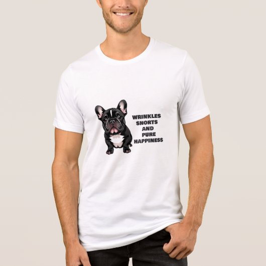 T-shirt En Tri-matière Rincement, ronflement et bonheur pur (Recto)