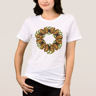 T-shirt En Tri-matière Ring around monstera leaves