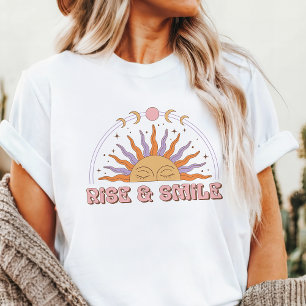 T-shirt En Tri-matière Rise & Smile Retro Boho Sun
