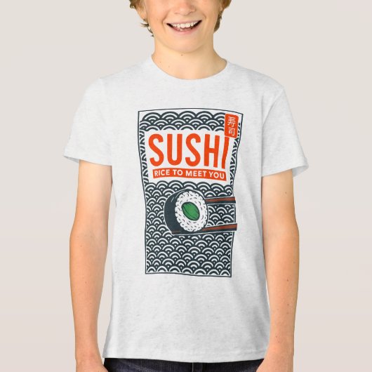 T-shirt En Tri-matière Riz pour vous rencontrer (Recto)