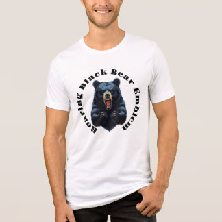 T-shirt En Tri-matière Roaring Black Bear Emblem
