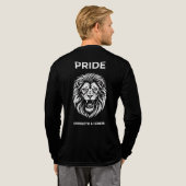 T-shirt En Tri-matière Roaring Pride: Strength & Honor Lion (Verso complet)