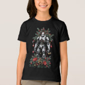 T-shirt En Tri-matière Robot de Noël Mech (Recto)