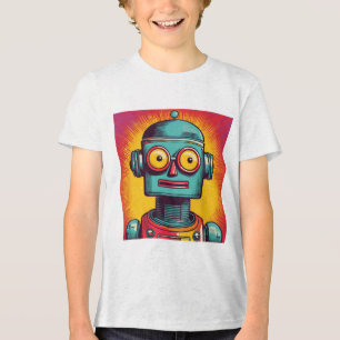 T-shirt En Tri-matière Robot Pop Art