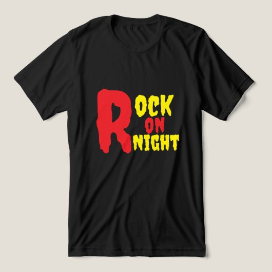 T-shirt En Tri-matière Rocher La Nuit Les Hommes Portent (Design Recto)