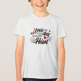 T-shirt En Tri-matière Romantic Love Quote
