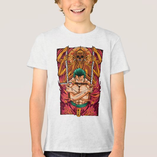 T-shirt En Tri-matière Roronoa Zoro One Piece (Recto)